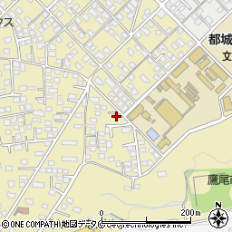 宮崎県都城市蓑原町3192-10周辺の地図