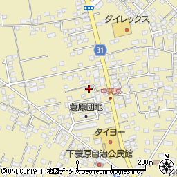 宮崎県都城市蓑原町2361-8周辺の地図