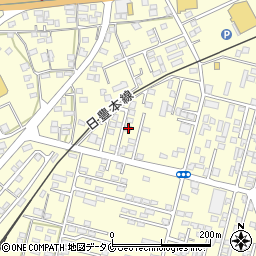鹿児島県姶良市東餅田1452-21周辺の地図