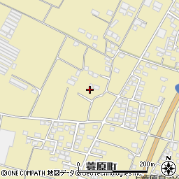 宮崎県都城市蓑原町1786周辺の地図