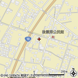 宮崎県都城市蓑原町2391-35周辺の地図