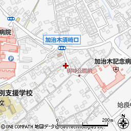 鹿児島県姶良市加治木町木田1617周辺の地図