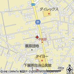 宮崎県都城市蓑原町2361-5周辺の地図