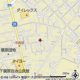 宮崎県都城市蓑原町3234-14周辺の地図