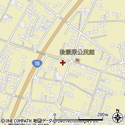 宮崎県都城市蓑原町2391-1周辺の地図