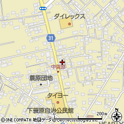 宮崎県都城市蓑原町3248-45周辺の地図