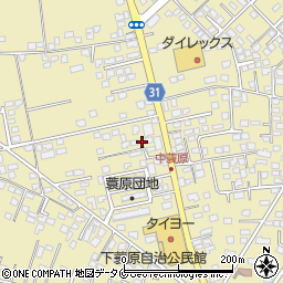 宮崎県都城市蓑原町2361-6周辺の地図