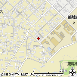 宮崎県都城市蓑原町7968-11周辺の地図