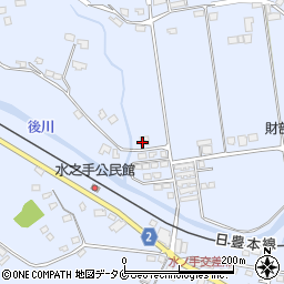 鹿児島県曽於市財部町北俣1796周辺の地図