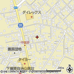 宮崎県都城市蓑原町3246-20周辺の地図