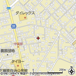 宮崎県都城市蓑原町3246-16周辺の地図