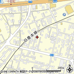 鹿児島県姶良市東餅田1452-23周辺の地図