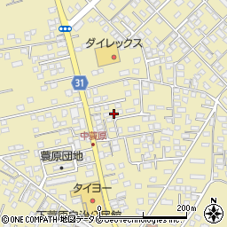 宮崎県都城市蓑原町3247-2周辺の地図