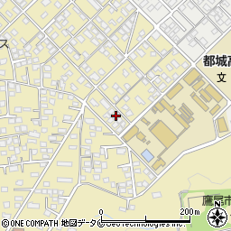 宮崎県都城市蓑原町7968周辺の地図