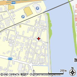 鹿児島県姶良市東餅田990-6周辺の地図