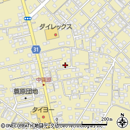 宮崎県都城市蓑原町3246-21周辺の地図