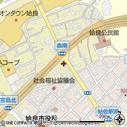 すき家１０号姶良宮島店周辺の地図