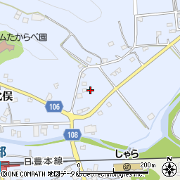 鹿児島県曽於市財部町北俣679周辺の地図