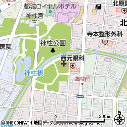 宮崎県都城市中原町40-10周辺の地図