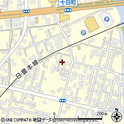 鹿児島県姶良市東餅田1465-5周辺の地図