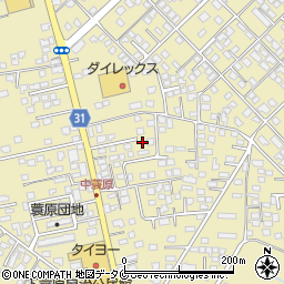 宮崎県都城市蓑原町3249-5周辺の地図