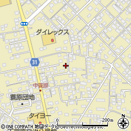宮崎県都城市蓑原町3246-5周辺の地図