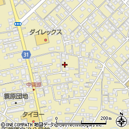 宮崎県都城市蓑原町3246-10周辺の地図