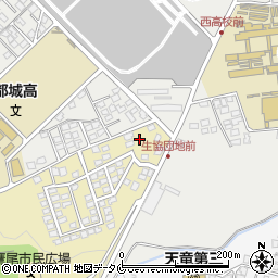 宮崎県都城市蓑原町3070-11周辺の地図