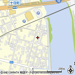 鹿児島県姶良市東餅田990-12周辺の地図