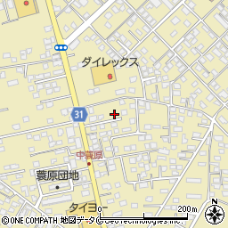 宮崎県都城市蓑原町3250周辺の地図