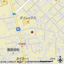 宮崎県都城市蓑原町3250-7周辺の地図