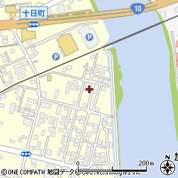 鹿児島県姶良市東餅田990-11周辺の地図