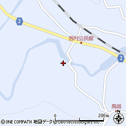 鹿児島県曽於市財部町北俣1977周辺の地図