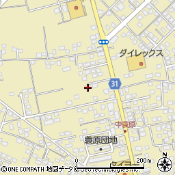 宮崎県都城市蓑原町2337-4周辺の地図