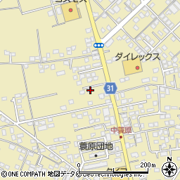 宮崎県都城市蓑原町2337-42周辺の地図