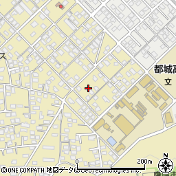 宮崎県都城市蓑原町7974-3周辺の地図