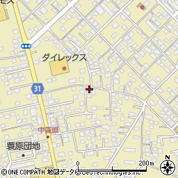 宮崎県都城市蓑原町3246-7周辺の地図