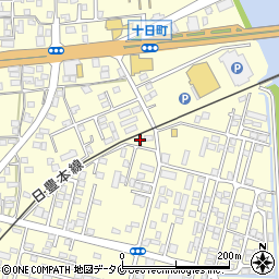 鹿児島県姶良市東餅田1469-1周辺の地図
