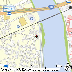 鹿児島県姶良市東餅田987-2周辺の地図