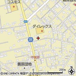 宮崎県都城市蓑原町3252周辺の地図