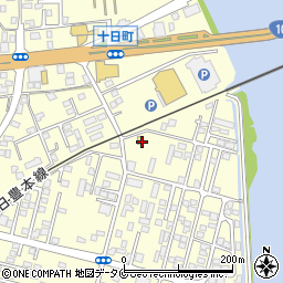 鹿児島県姶良市東餅田997-2周辺の地図