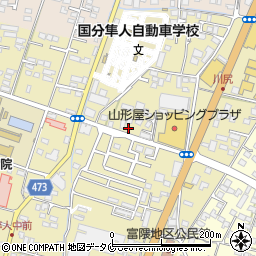 鹿児島県霧島市隼人町真孝165周辺の地図