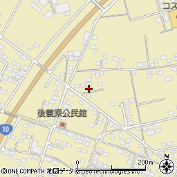 宮崎県都城市蓑原町2324周辺の地図