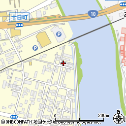 鹿児島県姶良市東餅田987-1周辺の地図