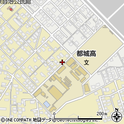 宮崎県都城市蓑原町7960周辺の地図