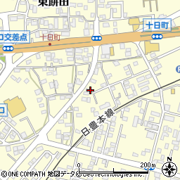 鹿児島県姶良市東餅田1696-2周辺の地図
