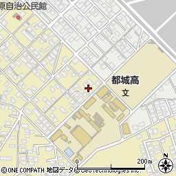 宮崎県都城市蓑原町7960-5周辺の地図