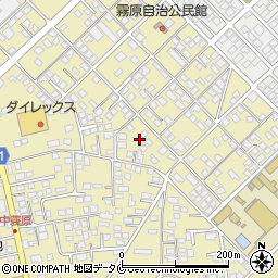 宮崎県都城市蓑原町8021-3周辺の地図