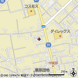 宮崎県都城市蓑原町2337-24周辺の地図