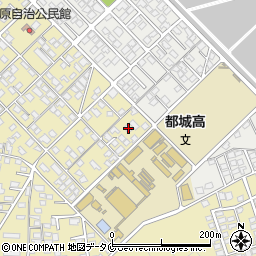 宮崎県都城市蓑原町7960-3周辺の地図